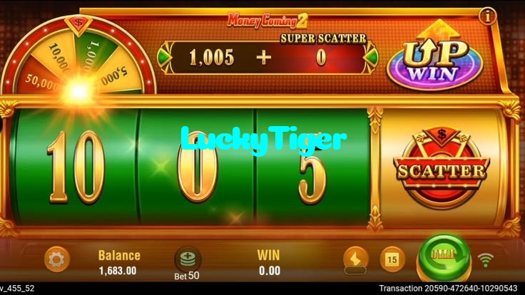 LuckyTiger casino presented on mobile device in Pakistan with slots and live games